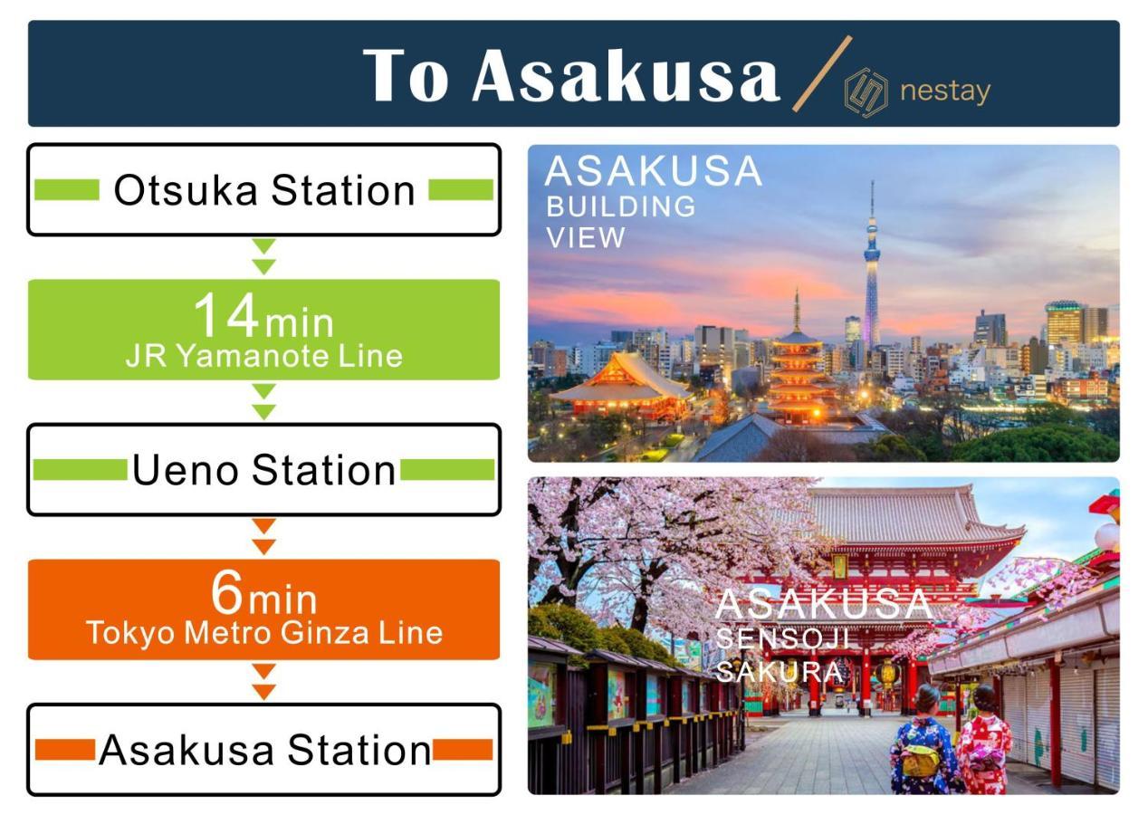 Nestay Villa Tokyo Otsuka Kültér fotó